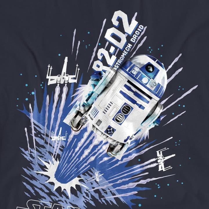 Actual product image Star Wars Womens/Ladies Blast Off R2-D2 T-Shirt (M)