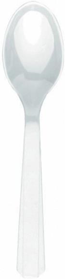 Produktbild Amscan 10 Kunststoff-Löffel weiss (10 x)