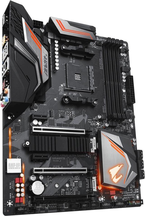 Actual product image Gigabyte X470 Aorus Ultra Gaming (AM4, AMD X470, ATX)