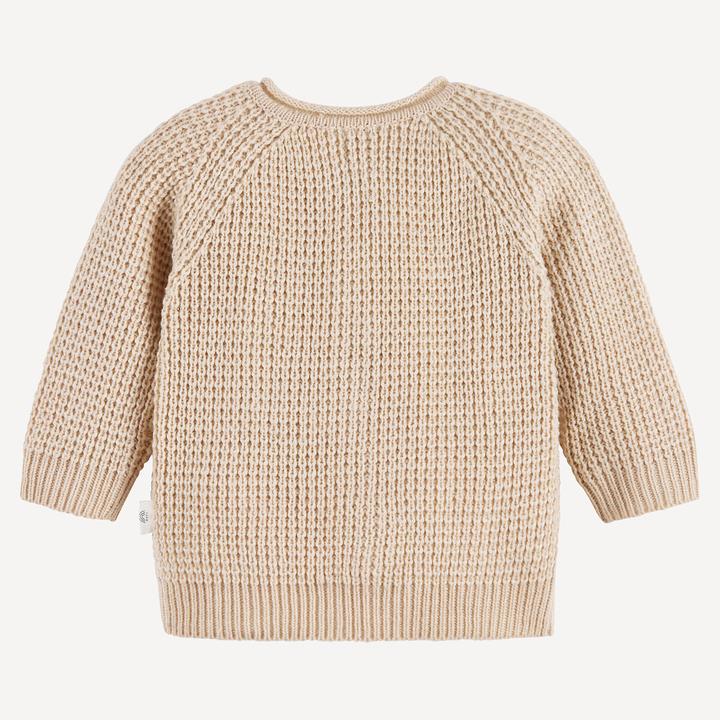 Actual product image La Redoute Collections Baby Grobstrick-Cardigan mit rundem Ausschnitt (86)