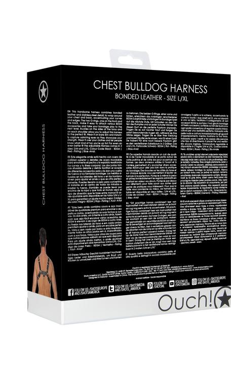 Actual product image Ouch! Chest Bulldog Harness - L/XL (L)