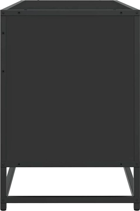 Productafbeelding VidaXL TV-meubel Lowboard TV-meubel TV-tafel Houtmateriaal Metaal (150 x 35 x 41 cm)