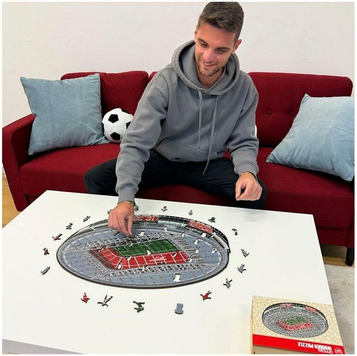 Produktbild Iconic Arsenal FC - Emirates Stadium - Holz Puzzle Grösse S (150 Teile) (150 Teile)