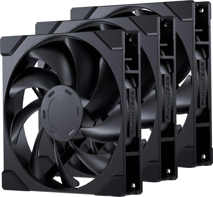Image du produit Phanteks Ventilateur M25 Gen2 PWM, lot de 3 - 140mm, noir (140 mm, 3 x)