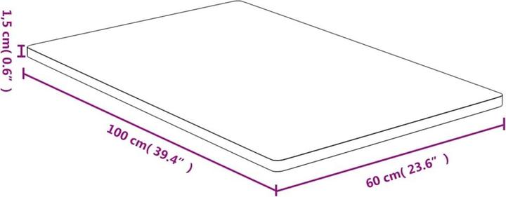 Produktbild VidaXL Douglas (60 x 100 x 1.5 cm)