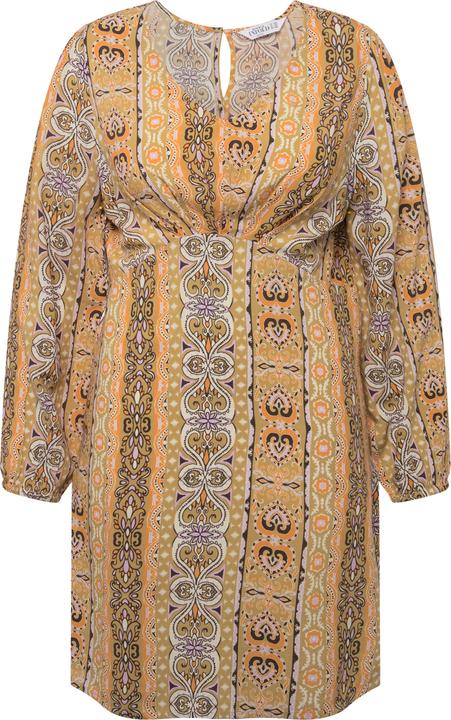 Produktbild Studio Untold Minikleid, Fitted Fit, Streifen Patchprint, Langarm (46, 48)