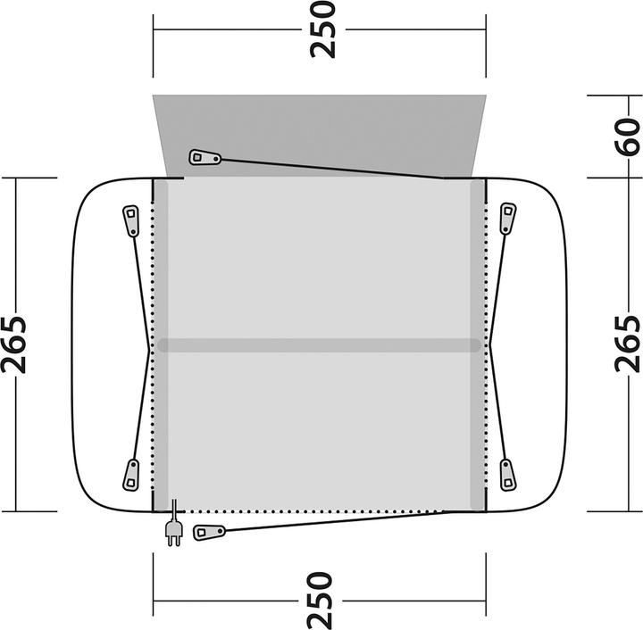 Image du produit Outwell Crossville 250SA (Auvent, 24.10 kg)