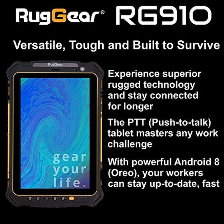 Produktbild Rug Gear Rg910 (4G, 8", 32 GB, Gelb, Schwarz)