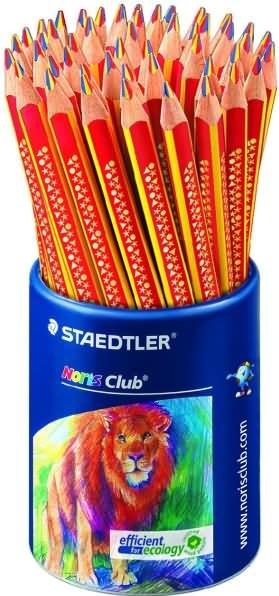 Actual product image Staedtler NORIS - Rainbow Pencil (Red, Yellow, Blue, 50 x)