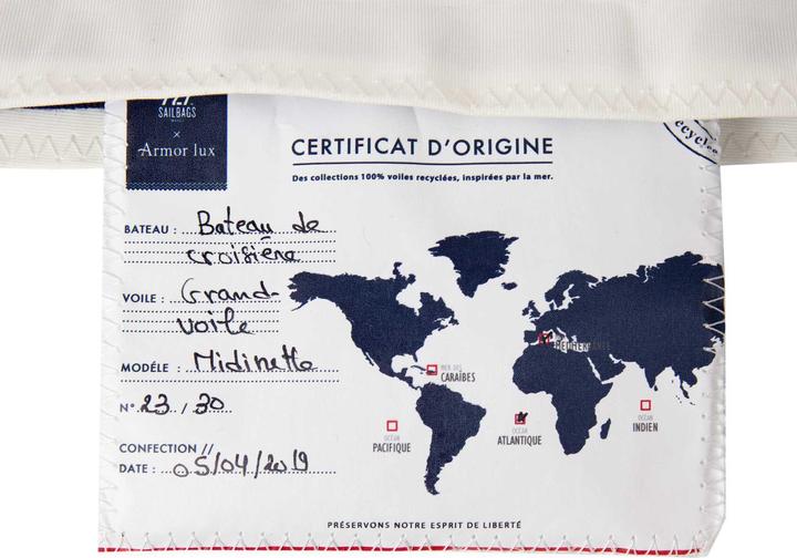 Actual product image 727 Sailbag Small Dacron bag,The Midinette