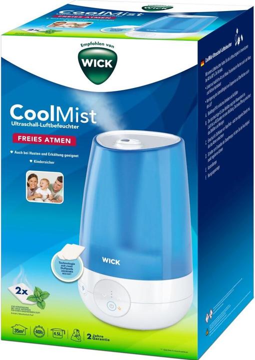 Produktbild Wick Kaltluft Ultraschall Luftbefeuchter 21 W (35 m²)