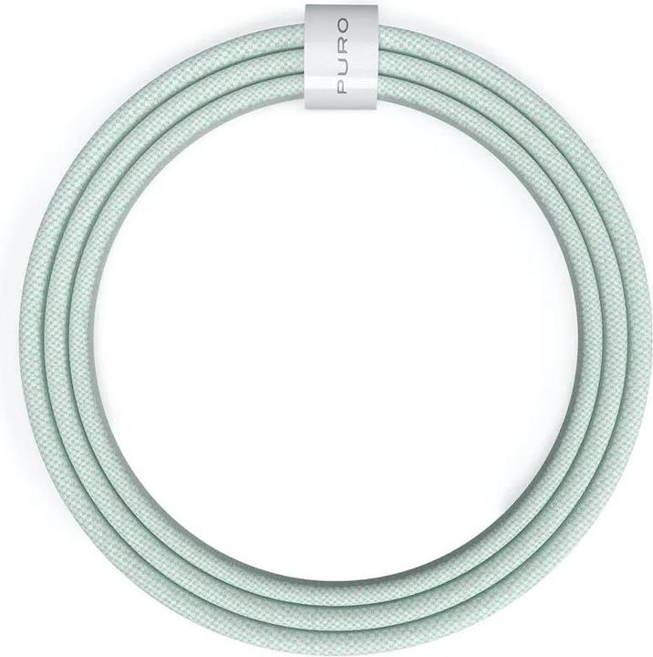 Actual product image Puro PUCCCFABK415MTGRN (1.50 m, USB 2.0, 60 W)