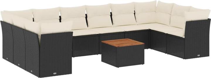 Immagine prodotto VidaXL Set da salotto da giardino da 10 pezzi con cuscini