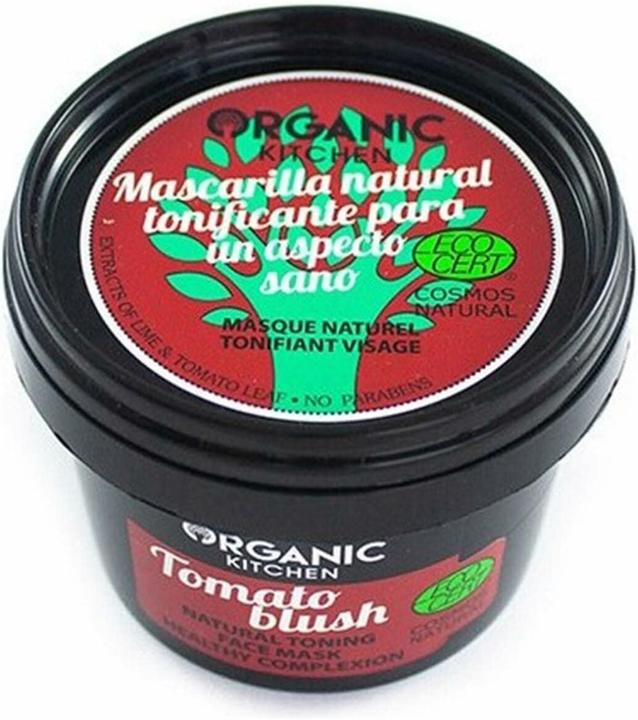 Actual product image Organic kitchen Tonizing Face Mask Tomato Blush (100 ml)