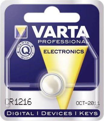 Actual product image Varta Electronics CR1216 (1 pcs., CR1216, 27 mAh)