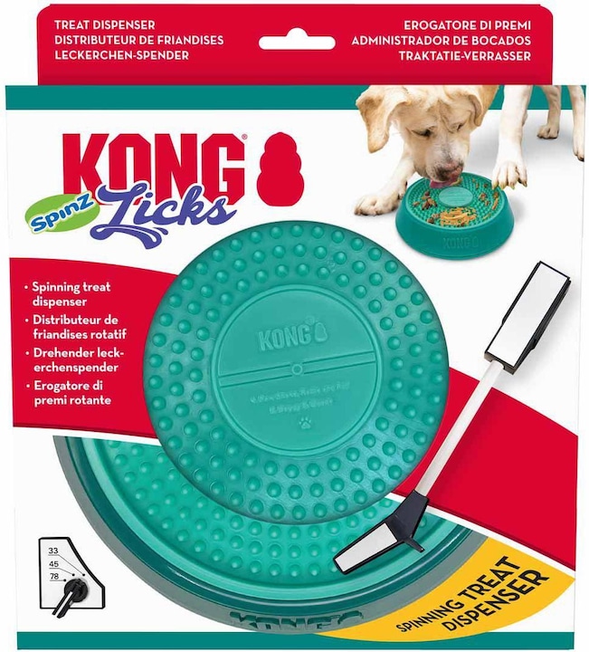 Produktbild KONG Licks Spinz L 20x20x4,5cm (Futterspielzeug Hund)