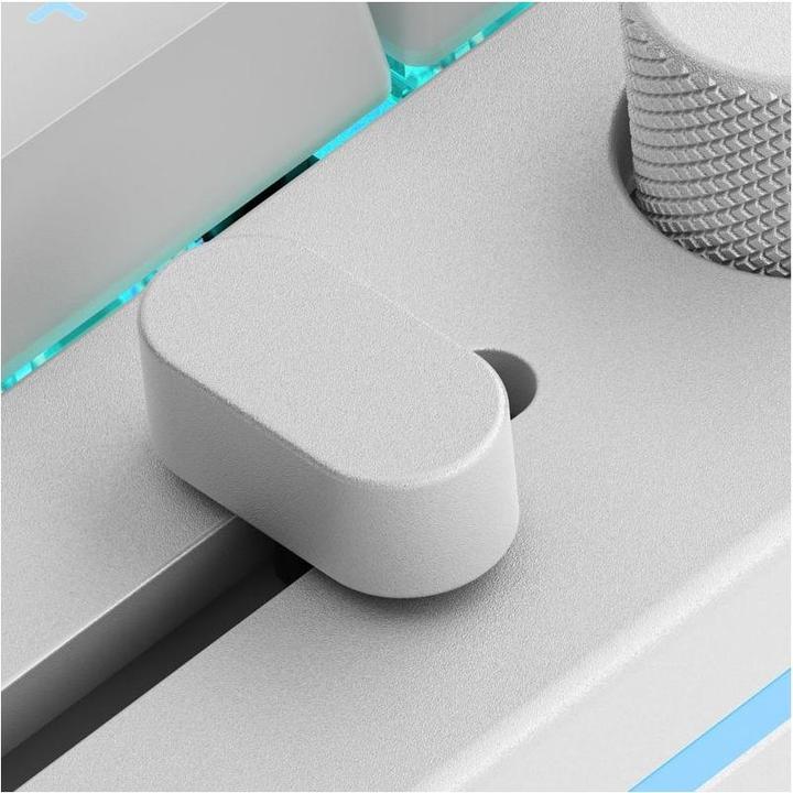 Actual product image Glorious GMMK Wireless Numpad - Fox Switches, grey/white (DE, Cable, Wireless)