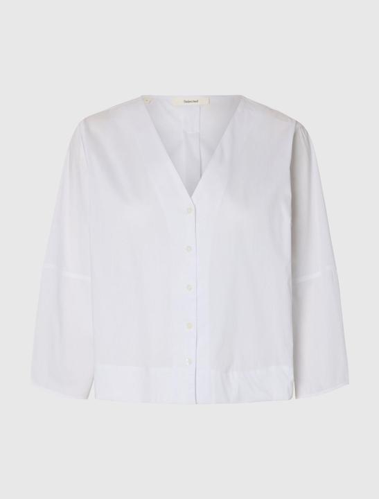 Immagine prodotto Selected Baumwollmix Bluse mit 3/4 Ärmeln (38)