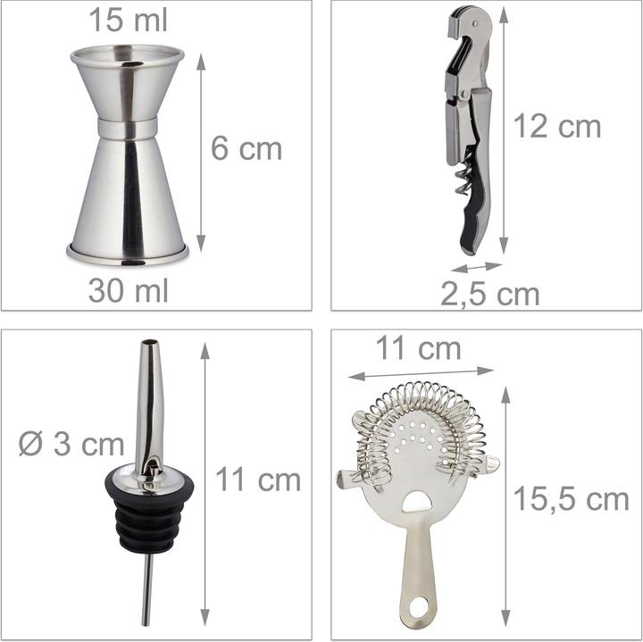 Actual product image Relaxdays Cocktailset (Cocktail set)