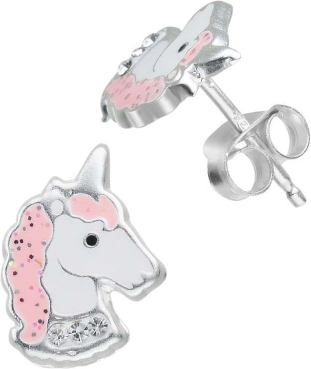 Bijouteria Kinder Ohrringe (Silber 925, Kristall, Epoxiharz)