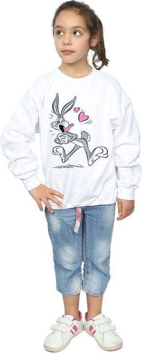 Produktbild Looney Tunes Bugs Bunny In Love Sweatshirt Mädchen (128)