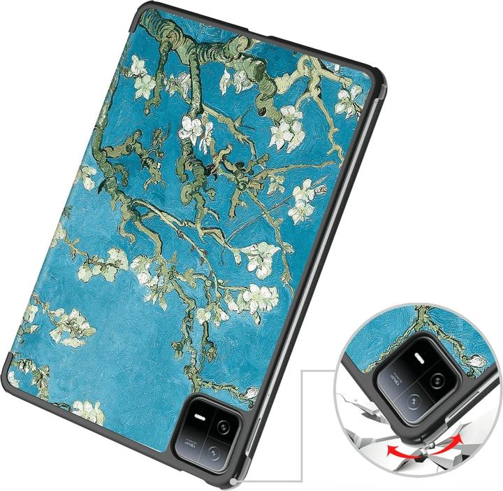 Produktbild Cover-Discount Xiaomi Pad 6 - Tri-fold Smart Case Blüten (Xiaomi Pad 6, Xiaomi Pad 6 Pro)