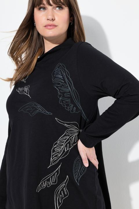 Produktbild Ulla Popken Longshirt, Stickerei, Stehkragen, Langarm (46, 48)