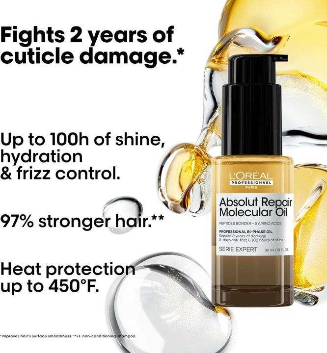 Actual product image L'Oréal Paris L'Oreal Professionnel Shampoo for Rebellious & Frizzy Hair Serie Expert (Liquid shampoo, 30 ml)