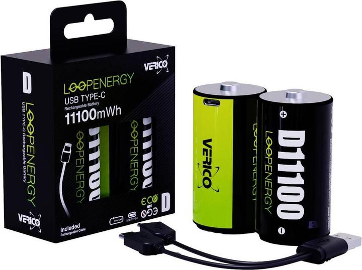 Immagine prodotto Verico LoopEnergy (2 pz., D, 7400 mAh)