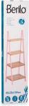 Produktbild Berilo treppenregal 4 böden bambus rosa (30 x 40 x 109.30 cm)