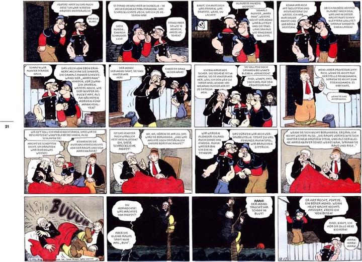 Image du produit Popeye (Allemand, E. C. Segar, 2022)