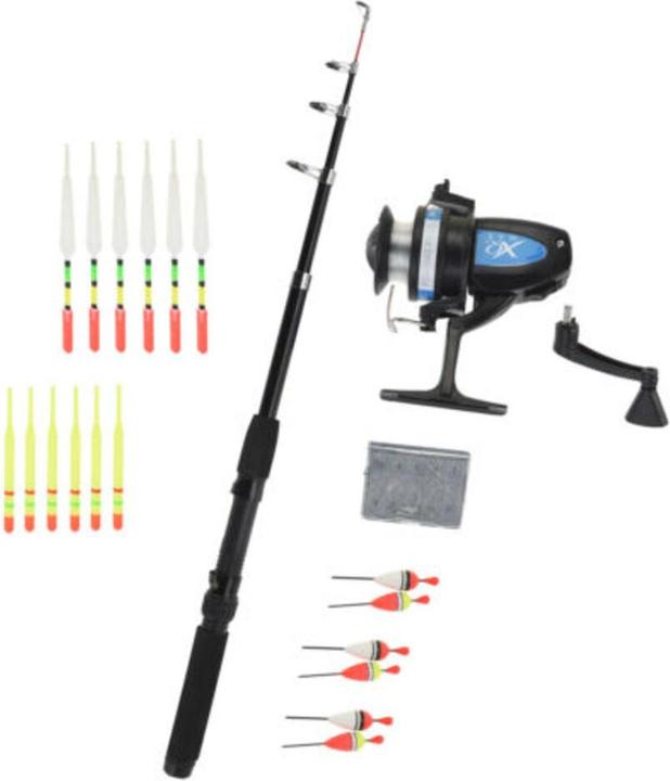 Immagine prodotto XQ Max Set da pesca 120 pezzi (Telescopio, 165 cm)