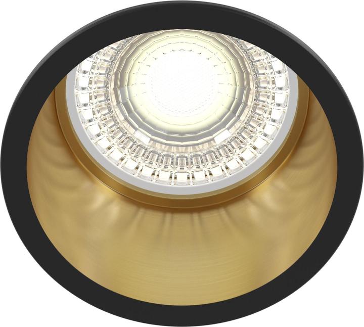 Image du produit Maytoni Reif Downlight, Luminaire encastré GU10 Noir, Or Ø68mm (GU10)