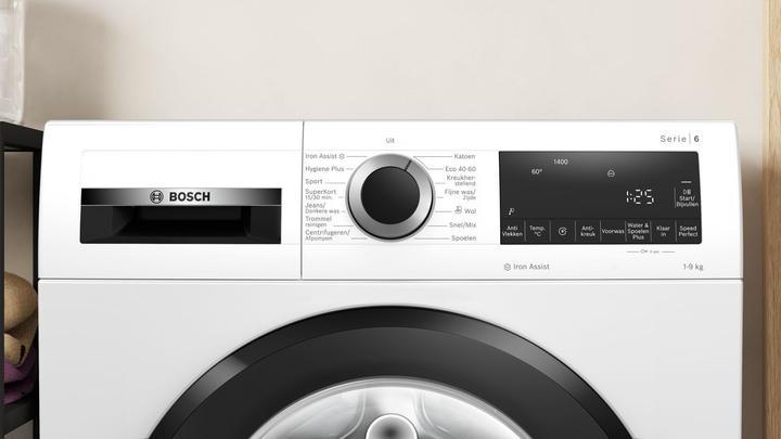 Produktbild Bosch Hausgeräte - WGG244ZANL - Serie 6 - Wasmachine met stoom - 1400 rpm - Energielabel A (WGG244ZANL) (9 kg, Links)