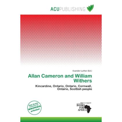 Allan Cameron and William Withers, Fachbücher von Evander Luther