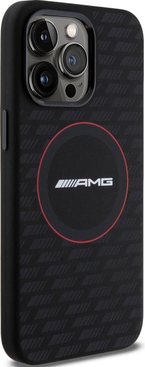 Image du produit Mercedes AMG AMHMP15L23SMRK iPhone 15 Pro 6.1" czarny/black hardcase Silicone Carbon Pattern MagSafe (Apple iPhone 15 Pro)