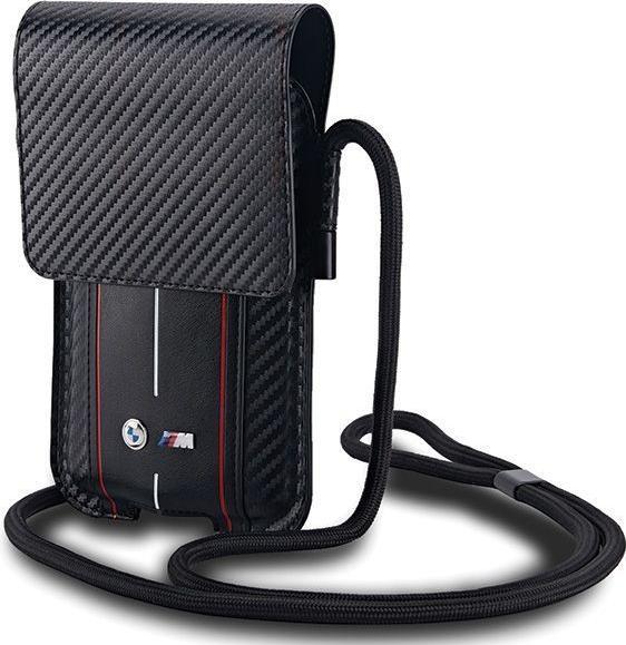 Actual product image BMW Torebka BMPSP15XMSCAKR Wallet Bag czarny/black Carbon Red Stripes