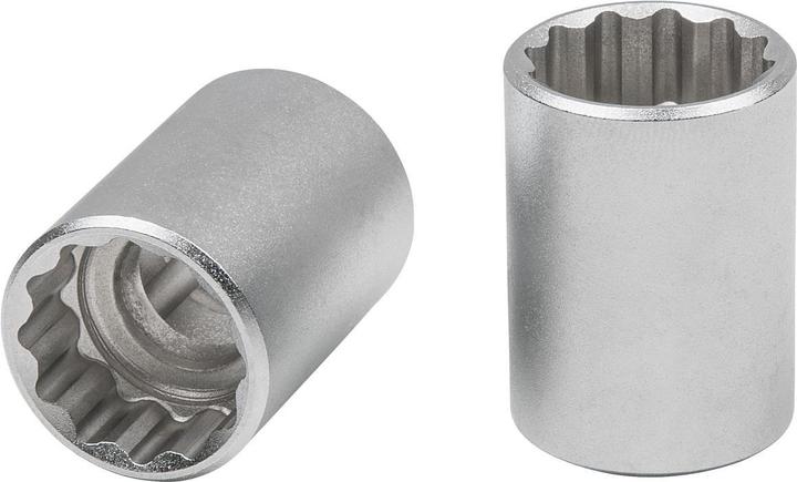 KS Tools 1/2" 12-kant Stecknuss, 16,0 mm kurz (16 mm)