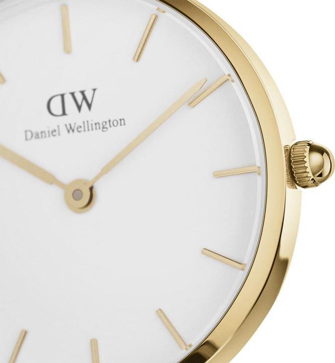 Image du produit Daniel Wellington Classic Petite Evergold blanche (32 mm) (Montre avec pierre précieuse, 32 mm)