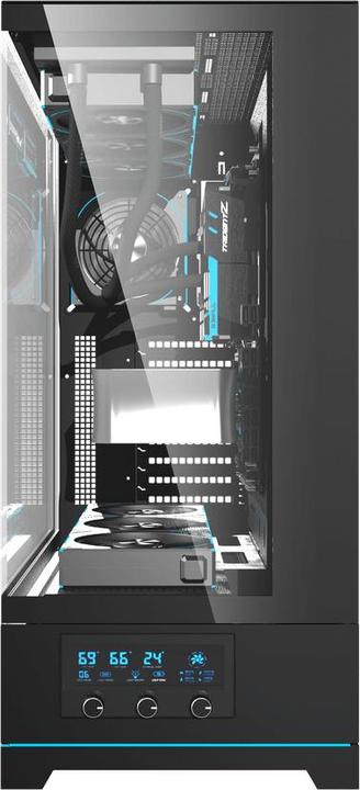 Produktbild Darkflash Tech Darkflash DY451L PRO computer case with fan (black) (ATX, ITX)