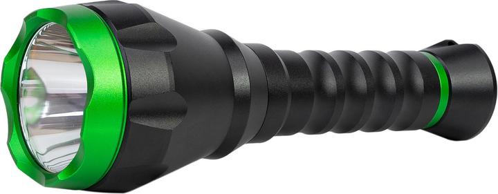 Actual product image PNI Adventure F750 Green Light aluminium torch, LED 10 W, 500 lm, up to 850 m, IP44, 4000 mA (5.50 cm)