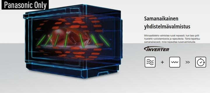 Image du produit Panasonic NN-CD575MEPG microwave Countertop Silver (27 l)