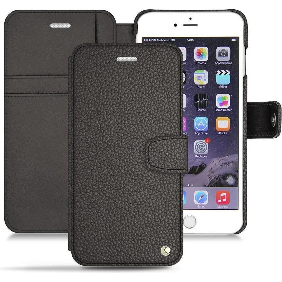Noreve Lederschutzhülle Wallet (Apple iPhone 6s), Smartphone Hülle, Grau