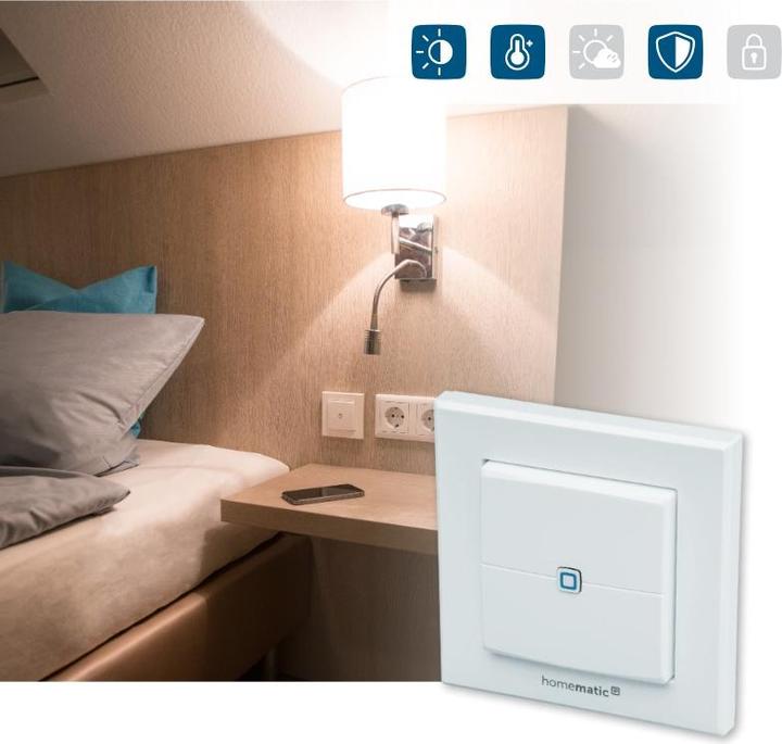 Image du produit Homematic IP Bouton-poussoir mural,double