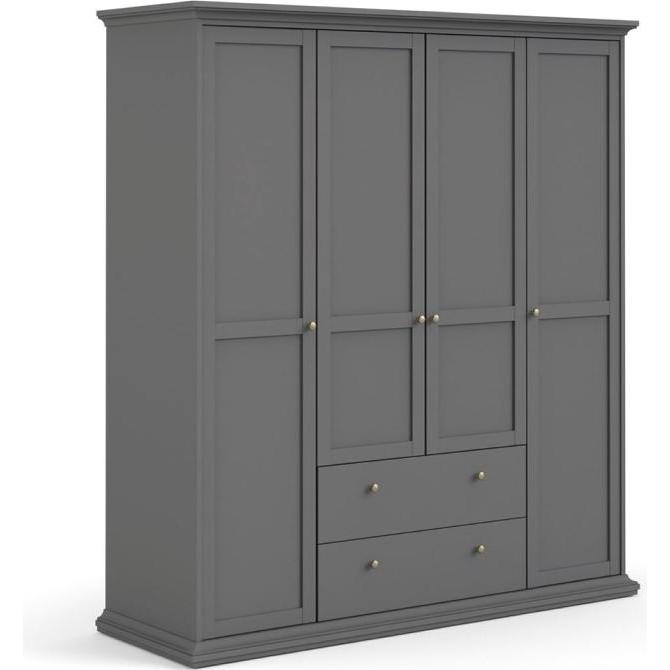 Ebuy24, Kleiderschrank, Kleiderschrank Venedig (201 x 181 x 60 cm)