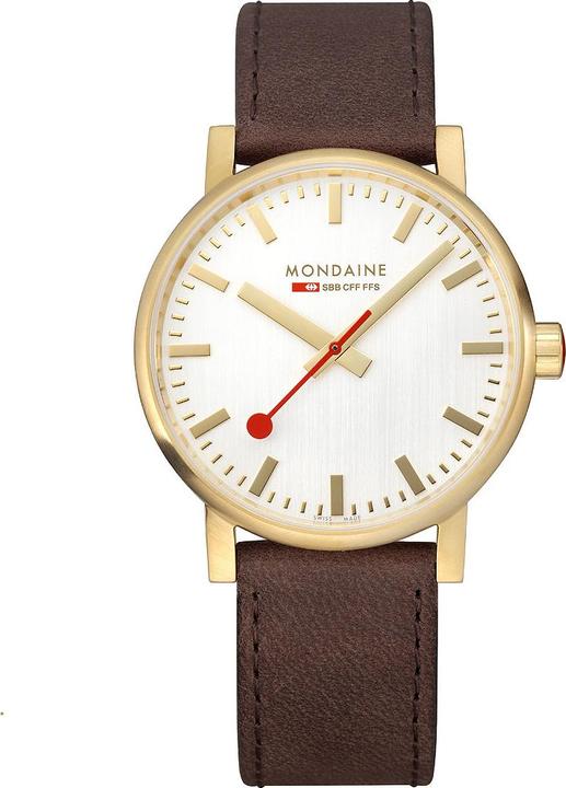 Immagine prodotto Mondaine Evo2 - Ip Gold (Orologio da polso analogico, 40 mm)