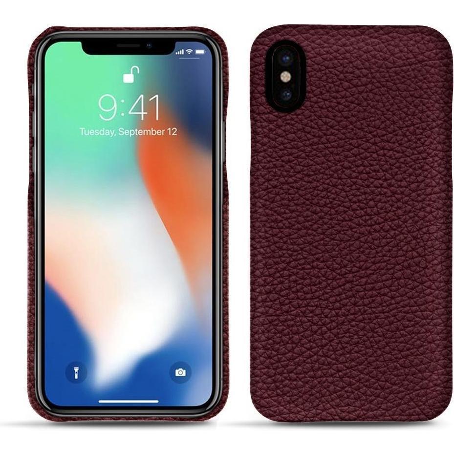 Noreve Lederschutzhülle (Apple iPhone XS Max), Smartphone Hülle, Violett