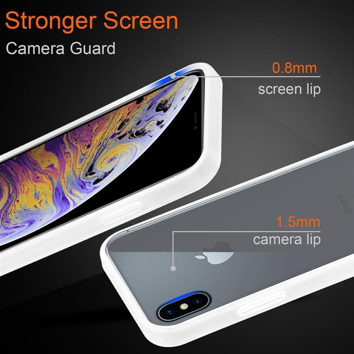 Produktbild Cadorabo Hybrid Matt Cover (Apple iPhone XS Max)