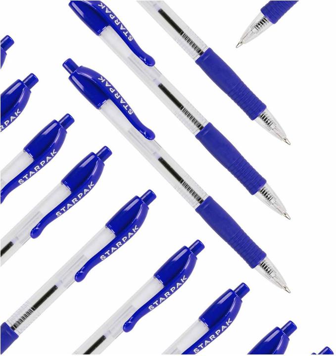 Image du produit Kugelschreiber mit Grip Blau, 36 Stk. (Bleu, 36x)