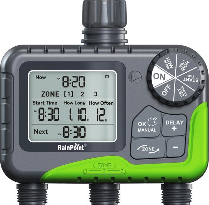 RainPoint 3-Zone Hose Timer ITV305 (Bewässerungscomputer)